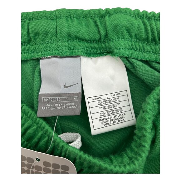 Nike Boys Active Kelly Green Athletic Shorts Size M 10-12 Polyester Lightweight - Picture 2 of 16